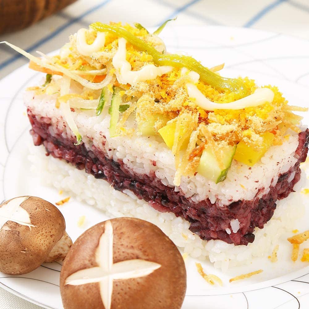 Non Stick Musubi Maker Press, BPA Free Sushi Making Kit Onigiri Mold, Non-Toxic Luncheon Meat Press Hawaiian Spams Musubi Maker Mold (Blue)