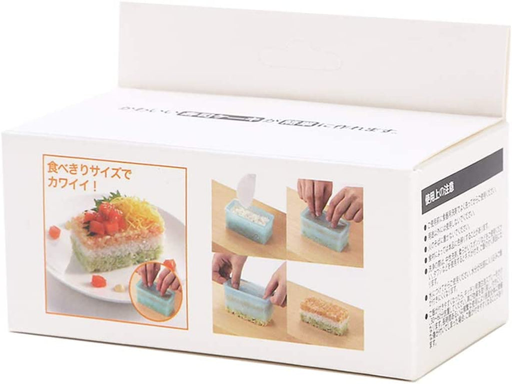 Non Stick Musubi Maker Press, BPA Free Sushi Making Kit Onigiri Mold, Non-Toxic Luncheon Meat Press Hawaiian Spams Musubi Maker Mold (Blue)